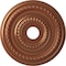 Ekena Millwork Cole PVC Ceiling Medallion (Fits Canopies up to 5 1/8"), Bright Coat Copper, 19"OD x 3 1/2"ID x 1"P CMP19COBCO - alternate 1